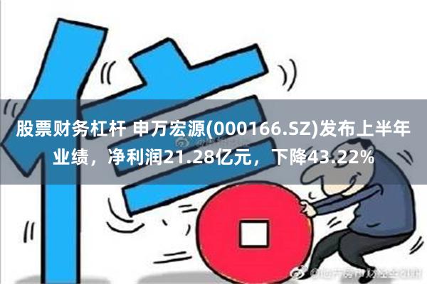 股票财务杠杆 申万宏源(000166.SZ)发布上半年业绩，净利润21.28亿元，下降43.22%