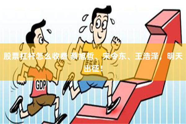 股票杠杆怎么收费 蔡旭哲、宋令东、王浩泽，明天出征！