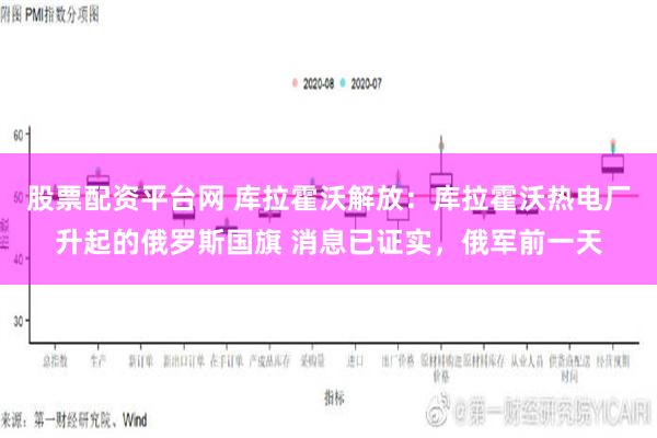 股票配资平台网 库拉霍沃解放：库拉霍沃热电厂升起的俄罗斯国旗 消息已证实，俄军前一天