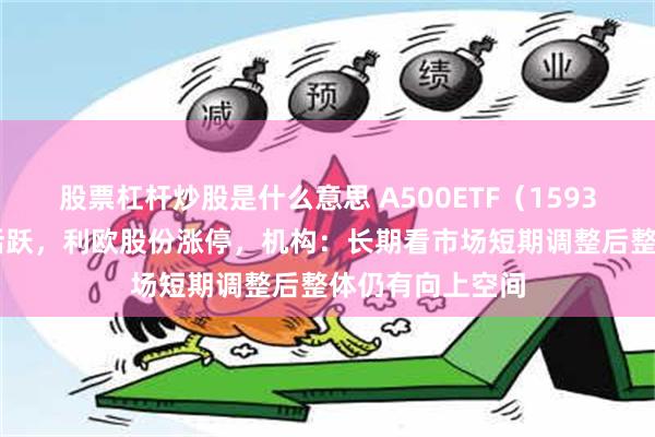 股票杠杆炒股是什么意思 A500ETF（159339）早盘交投活跃，利欧股份涨停，机构：长期看市场短期调整后整体仍有向上空间