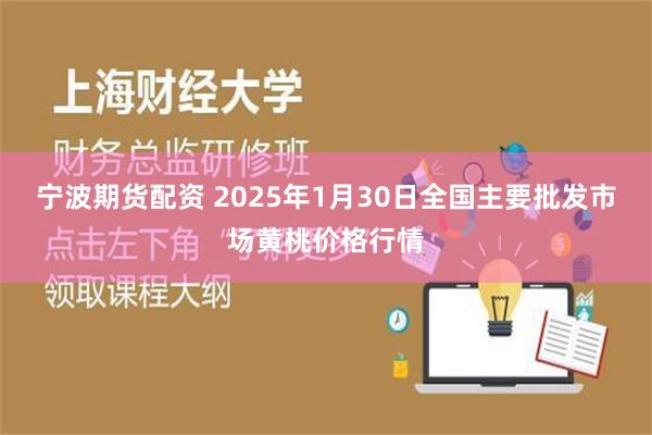 宁波期货配资 2025年1月30日全国主要批发市场黄桃价格行情