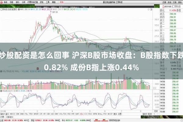 炒股配资是怎么回事 沪深B股市场收盘：B股指数下跌0.82% 成份B指上涨0.44%